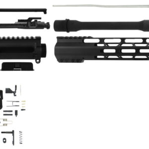 TacFire SSRK556LPK Lower Parts Kit Unassembled Rifle Kit 223 Rem/5.56x45mm NATO AR Platform Aluminum 1/2"-28 tpi