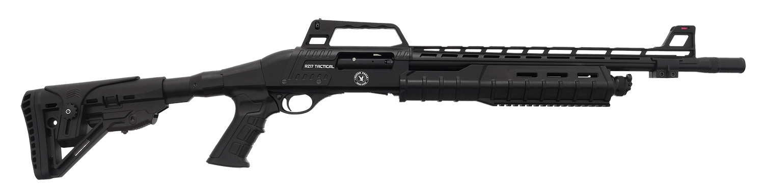 Silver Eagle Arms RZ17TAC RZ17 Tactical 12 Gauge 3" 4+1 18.50" Chrome-Lined Barrel, Black Steel Receiver, Black Fixed Adjustable Length & Comb Stock, Pistol Grip