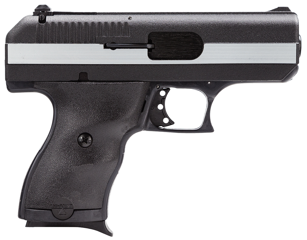 Hi-Point CF380HCT1 CF 380 ACP 8+1, 3.50" Black Steel Barrel, Black/Chrome Serrated Steel Slide, Black Polymer Frame & Grip