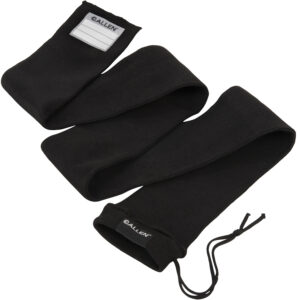 Allen 13173 Stretch Knit Gun Sock Black Silicone-Treated Knit w/Custom ID Labeling Holds Rifles with Scope or Shotguns 52" L x 3.75" W Interior Dimensions
