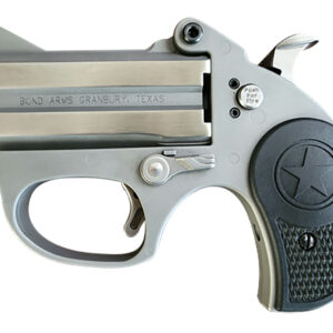 Bond Arms BASRS Stinger 380 ACP 2rd 2.5" Matte Stainless Barrel, Anodized Frame, Blade Front/Fixed Rear Sights, Black Rubber Grip, Manual Safety