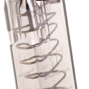 ETS Group SMKGLK26 Pistol Mags 10rd Standard 9mm Luger Compatible w/ Glock 26 Smoke Polymer