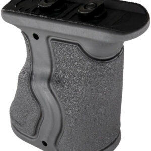 FAB Defense FXGRADMB Gradus Ergonomic Forward Grip Angled, Black Polymer with Rubber Overmold, Fits M-Lok Rail