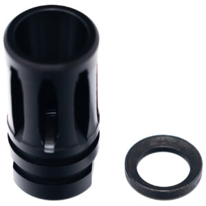 Faxon Firearms FFMD762A2 A2 Flash Hider Black Nitride 5/8"x24 Threads 30 Cal