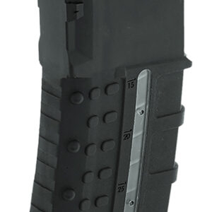 Leapers RBTAM30 30rd Windowed 223 Rem Fits AR-15 Black Polymer/Steel