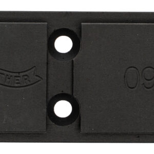 Walther Arms 5136208 Optic Plate Black Steel Fits Walther PDP 2.0