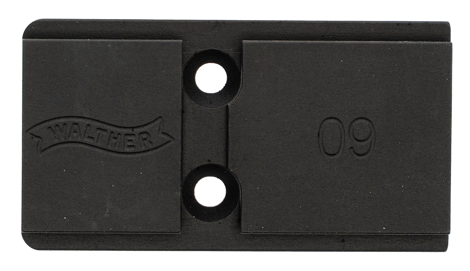 Walther Arms 5136208 Optic Plate Black Steel Fits Walther PDP 2.0