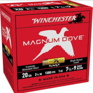WIN MAG DOVE 20GA 2.75 #7.5-9 1OZ 25/10
