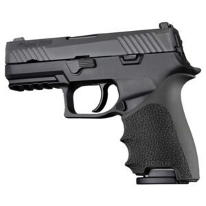 Hogue HandAll Beavertail Handgun Grip Sleeve for Sig Sauer P320 Compact Black
