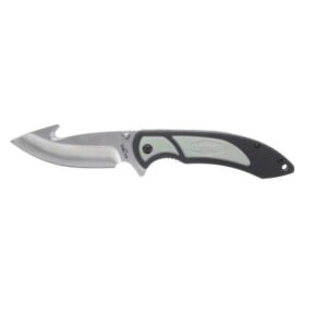 Old Timer Trail Boss Gut Hook Folder Knife 3 1/2" Blade Black