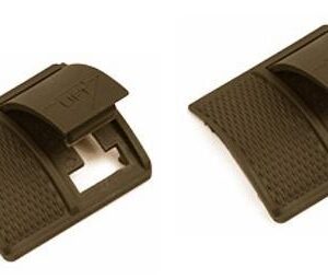 Weaver Short Locking Rail Panel Short - 1.6" Short 2 pk - Dark Earth