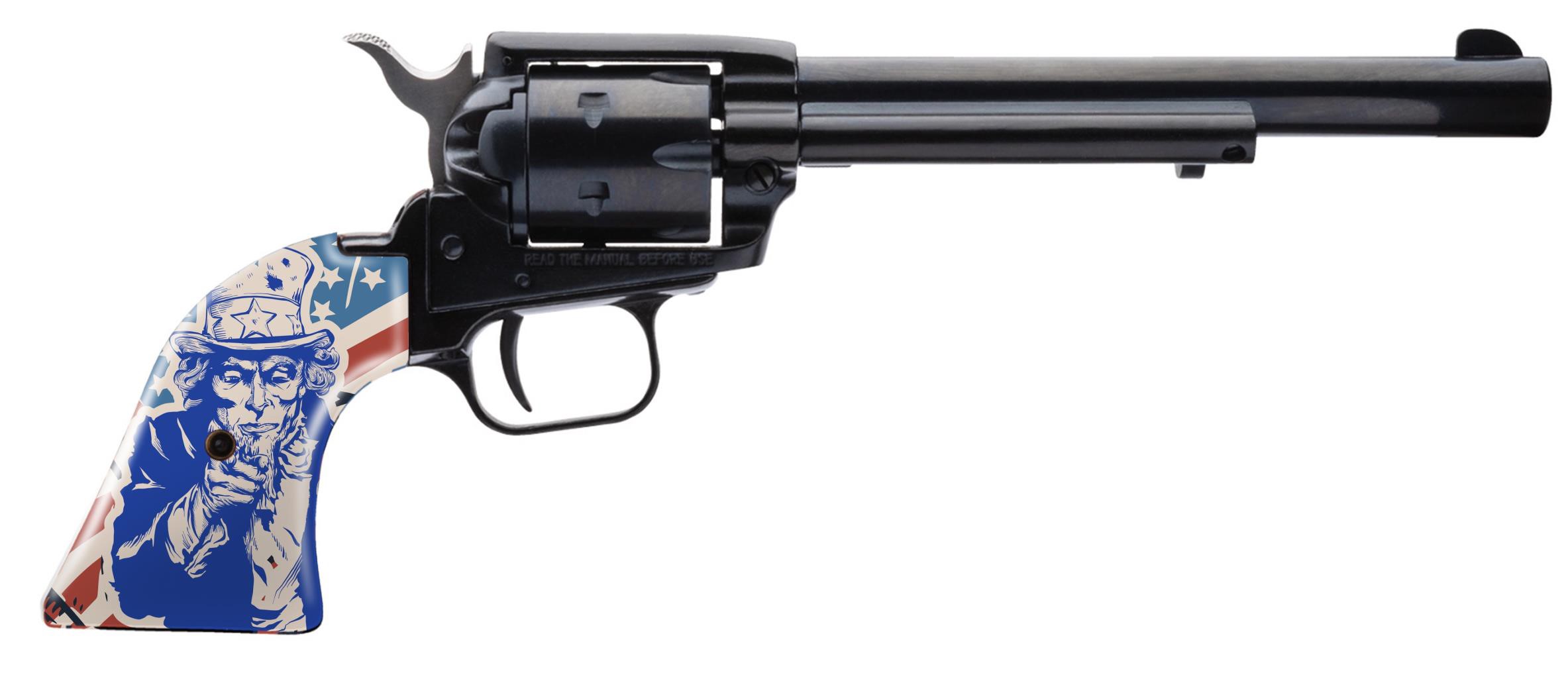 HERITAGE MANUFACTURING 22LR BL/US UNCLE SAM 6.5" FS