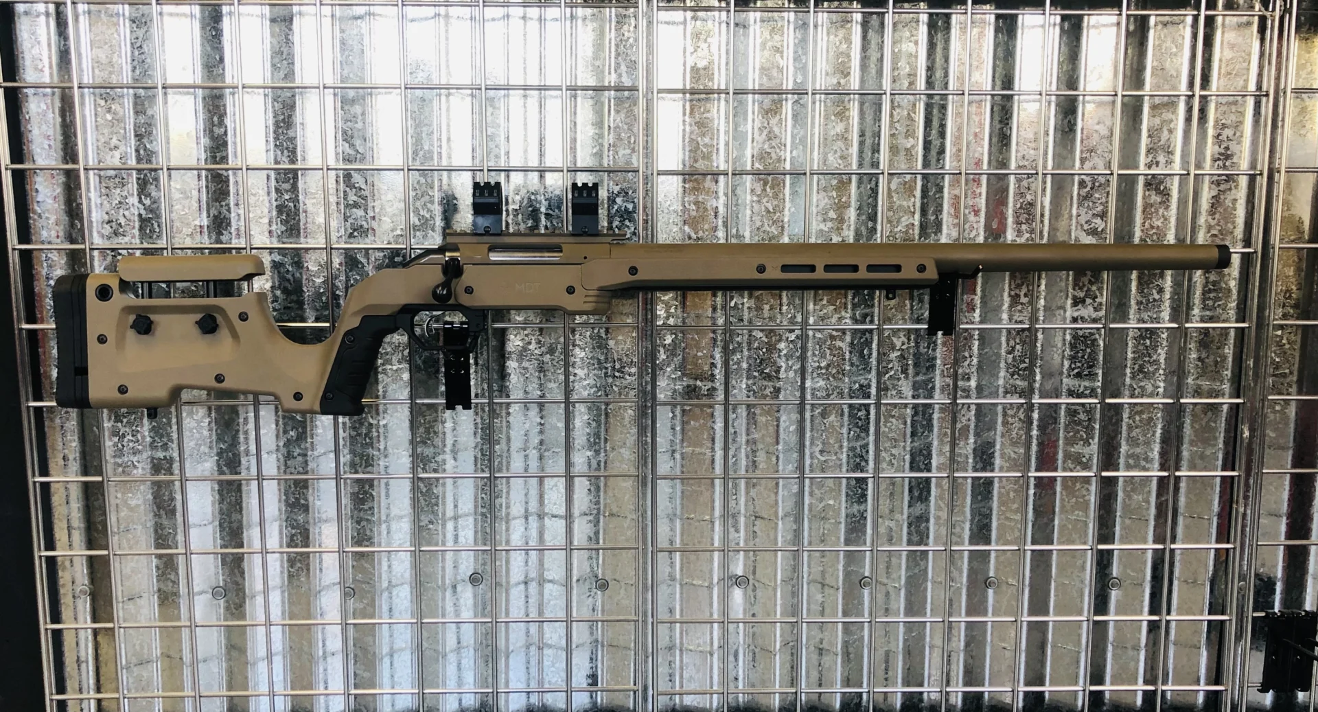 Cerakote finished rifle displayed at Windage Weaponry