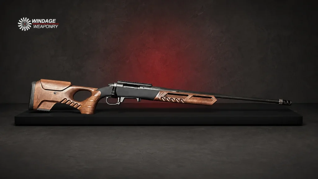 Scoped custom rifle set up by Windage Weaponry
