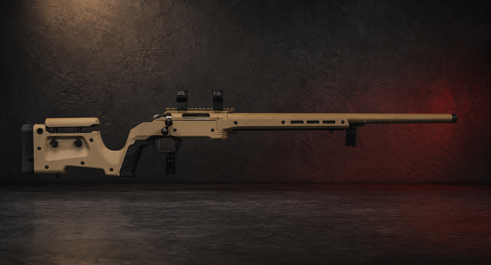 Cerakote finished precision rifle by Windage Weaponry