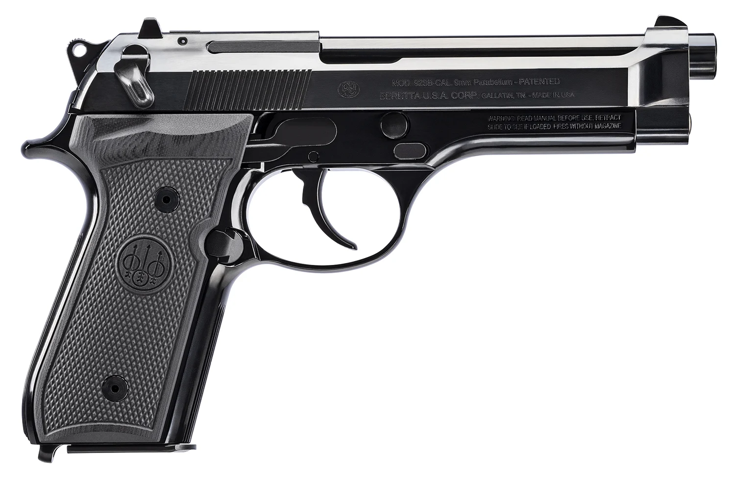BERETTA 92FS 9MM BL/SYN 4.9" 15+1 50TH