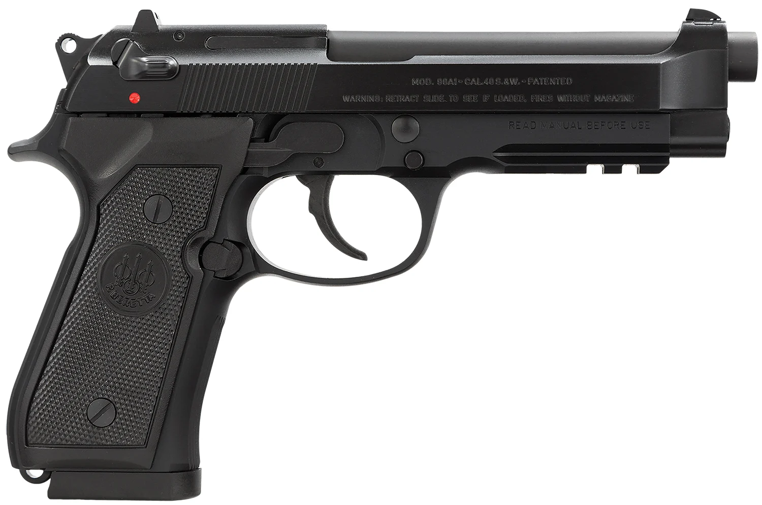 BERETTA 96A1 40S&W 10+1 4.9" PIC RAIL