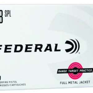 Federal RTP38130 Range & Target 38Special 130gr Full Metal Jacket 50 Per Box/20 Case
