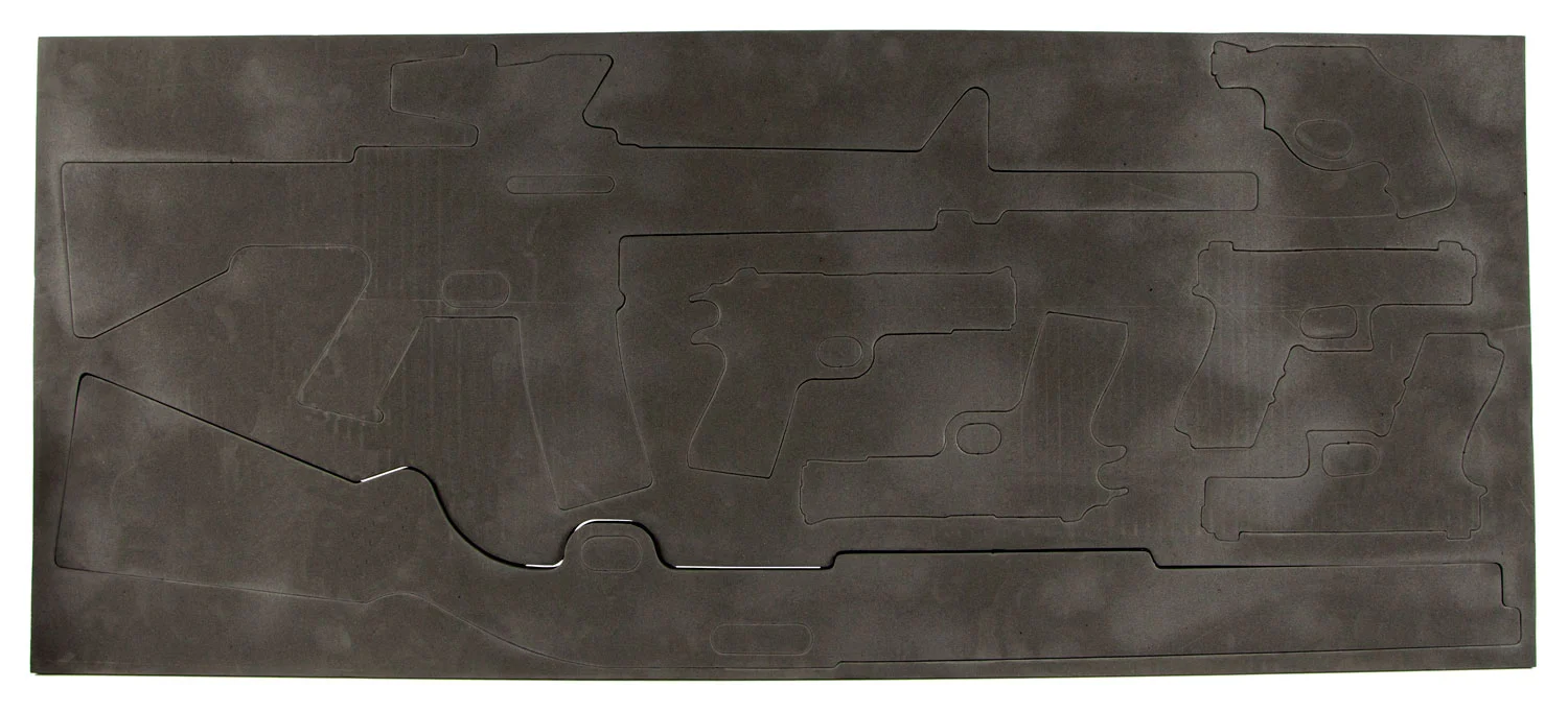 Hornady 98251 Foam Gun Sheet 40" x 18" x 1.2" Black