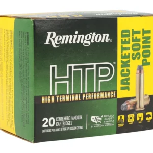 Remington Ammunition 22233 HTP 357Mag 158gr Jacketed Soft Point 20 Per Box/25 Case