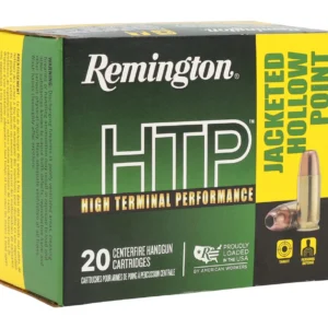 Remington Ammunition 22306 HTP 40S&W 155gr Jacketed Hollow Point 20 Per Box/25 Case