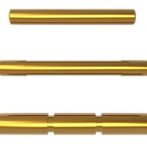 Cross Armory CRGPSGD 3 Pin Set Compatible w/Glock Gen1-3 Gold Steel