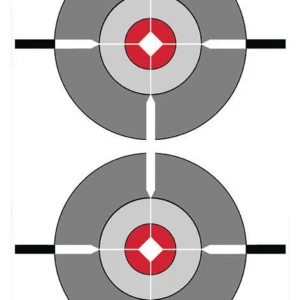 Birchwood Casey 37061 EZE-Scorer Bullseye Paper Target 12" x 18" 100 Per Pack