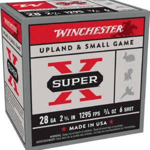 Winchester Ammo X286 Super X Heavy Game Load High Brass 28Gauge 2.75" 3/4oz 6Shot 25 Per Box/10 Case