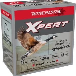 Winchester Ammo WEX12HBB Super X Xpert High Velocity 12Gauge 2.75" 1 1/8oz BBShot 25 Per Box/10 Case