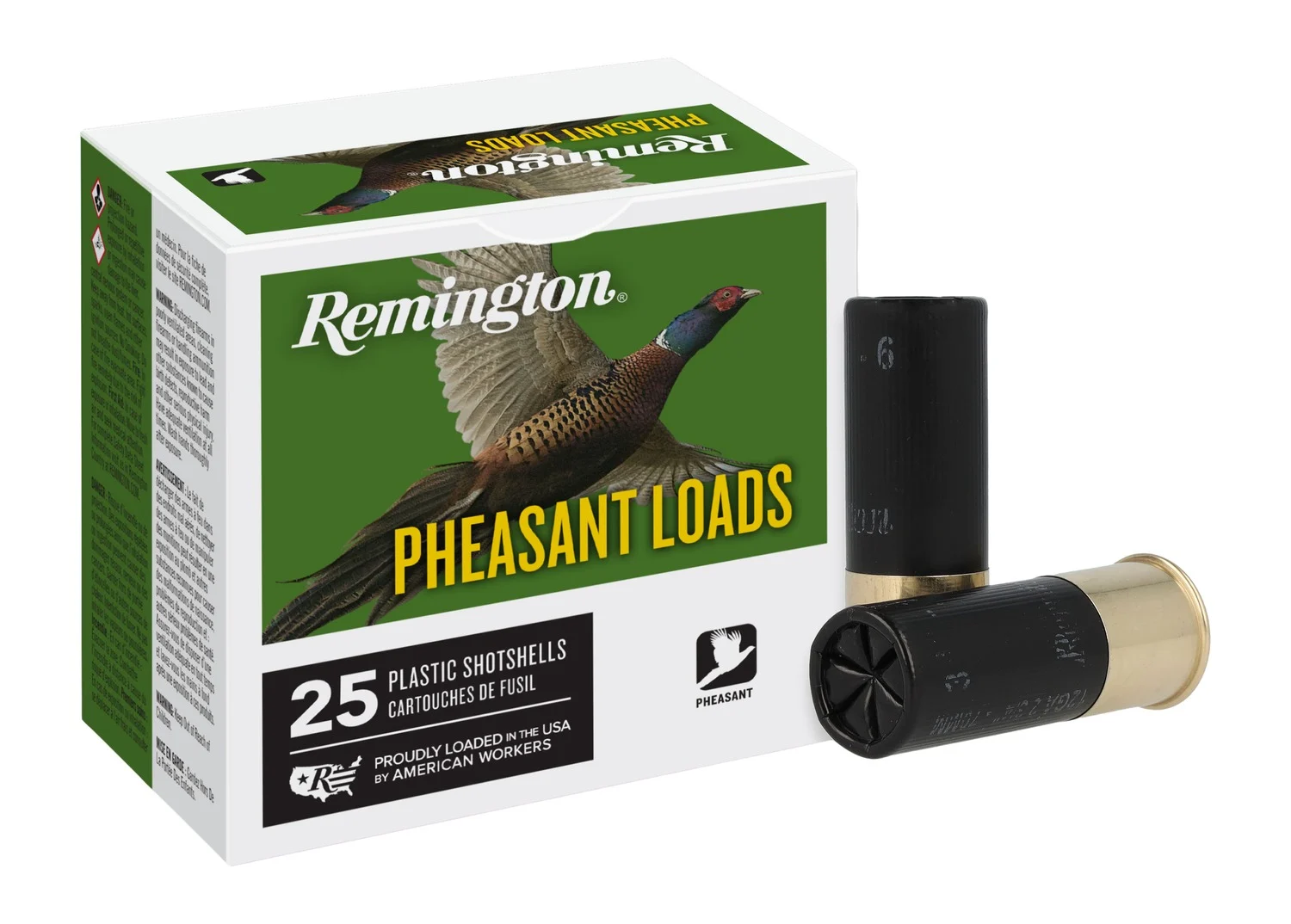 Remington Ammunition 20046 Pheasant 12Gauge 2.75" 1 1/4oz 4Shot 25 Per Box/10 Case