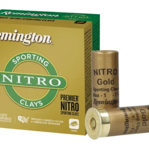 Remington Ammunition 28879 Premier Nitro Sporting Clay 410 Gauge 2.50" 1/2 oz 8 Shot 25 Per Box/ 10 Cs