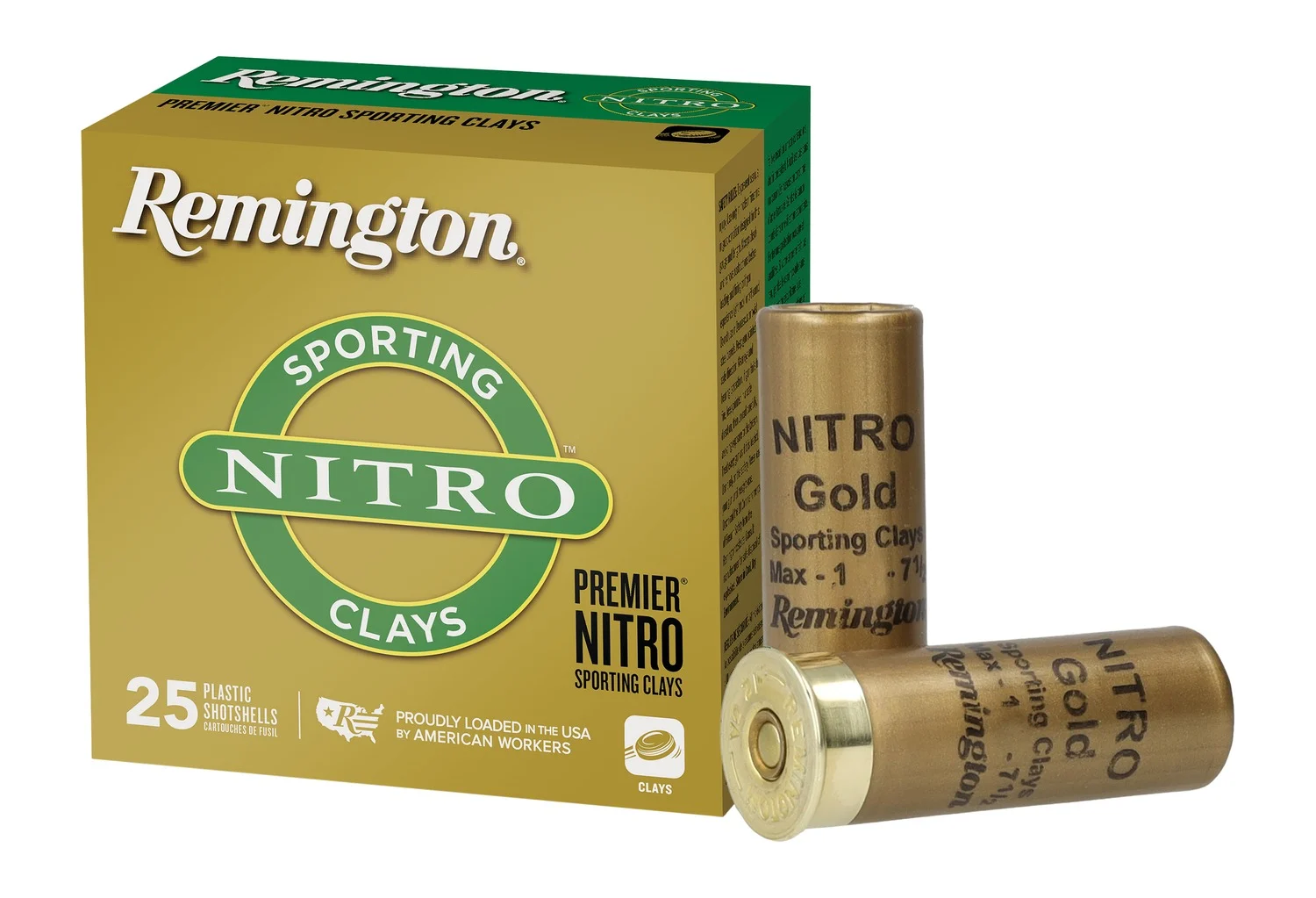 Remington Ammunition 28850 Premier Nitro Sporting Clay 12 Gauge 2.75" 1 oz 7.5 Shot 25 Per Box/ 10 Cs