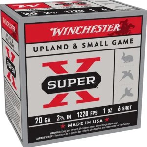 Winchester Ammo X206 Super X Heavy Game Load High Brass 20Gauge 2.75" 1oz 6Shot 25 Per Box/10 Case