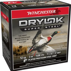 Winchester Ammo XSV1232 Drylok Super Steel Magnum 12Gauge 3" 1 1/4oz 2Shot 25 Per Box/10 Case