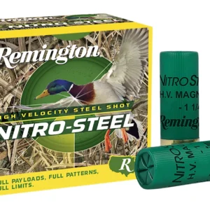 Remington Ammunition 20856 Nitro-Steel High Velocity 12Gauge 3" 1 3/8oz BBShot 25 Per Box/10 Case