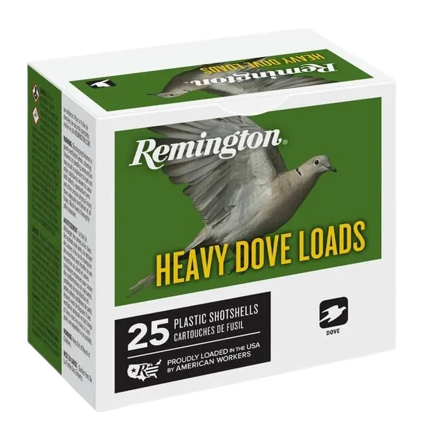 Remington Ammunition 28757 Heavy Dove Loads 12Gauge 2.75" 1 1/8oz 8Shot 25 Per Box/10 Case