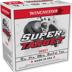 Winchester Ammo TRGT12509 Super-Target Light Target 12Gauge 2.75" 1oz 9Shot 25 Per Box/10 Case