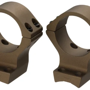 Browning 12532 X-Bolt Scope Mount System X-Lock Burnt Bronze Cerakote Aluminum 1" Tube, Medium Rings