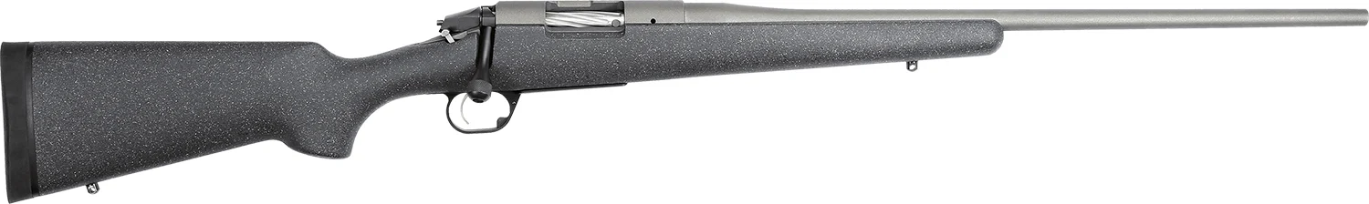 Bergara Rifles BPR2865PRC Premier Mountain 6.5 PRC 2+1 24" Tactical Gray Cerakote Barrel, Tactical Gray Cerakote Stainless Steel Receiver, Gray Speckled Black Stock, Right Hand