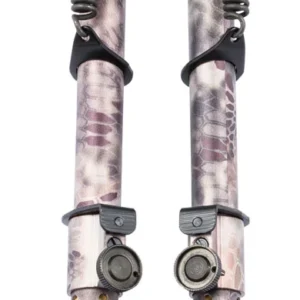 Harris Bipods 25C Non-Swivel 25C Swivel Stud, 13.50"-27", Kryptek Highlander Steel/Aluminum, Rubber Feet