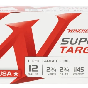 Winchester Ammo TRGT128VP Super-Target Light Target Value Pack 12 Gauge 2.75" 1 1/8oz 8 Shot 100/Box