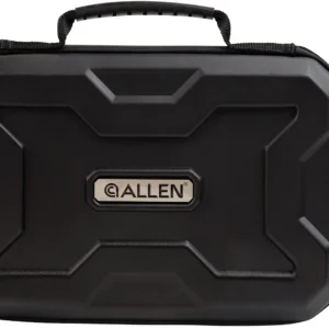 Allen 8212 EXO Handgun Case Black Polymer, Egg Crate Foam, Lockable Zipper & Molded Rubber Handle 12" L
