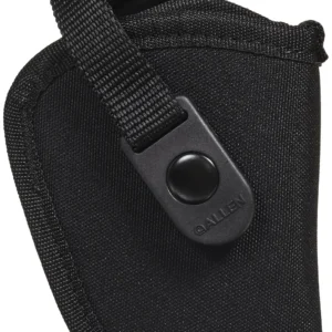 Allen 44809 Cortez OWB, Size 09 Black Polyester, Fits Small Frame 5rd Revolver w/Hammer Spur, Belt Loop Mount Right Hand