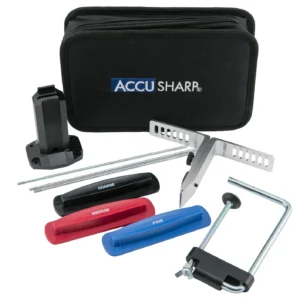 AccuSharp 060C 3-Stone Precision Set Coarse/Medium/Fine Diamond, Alumina, Ceramic Sharpener Multi Color