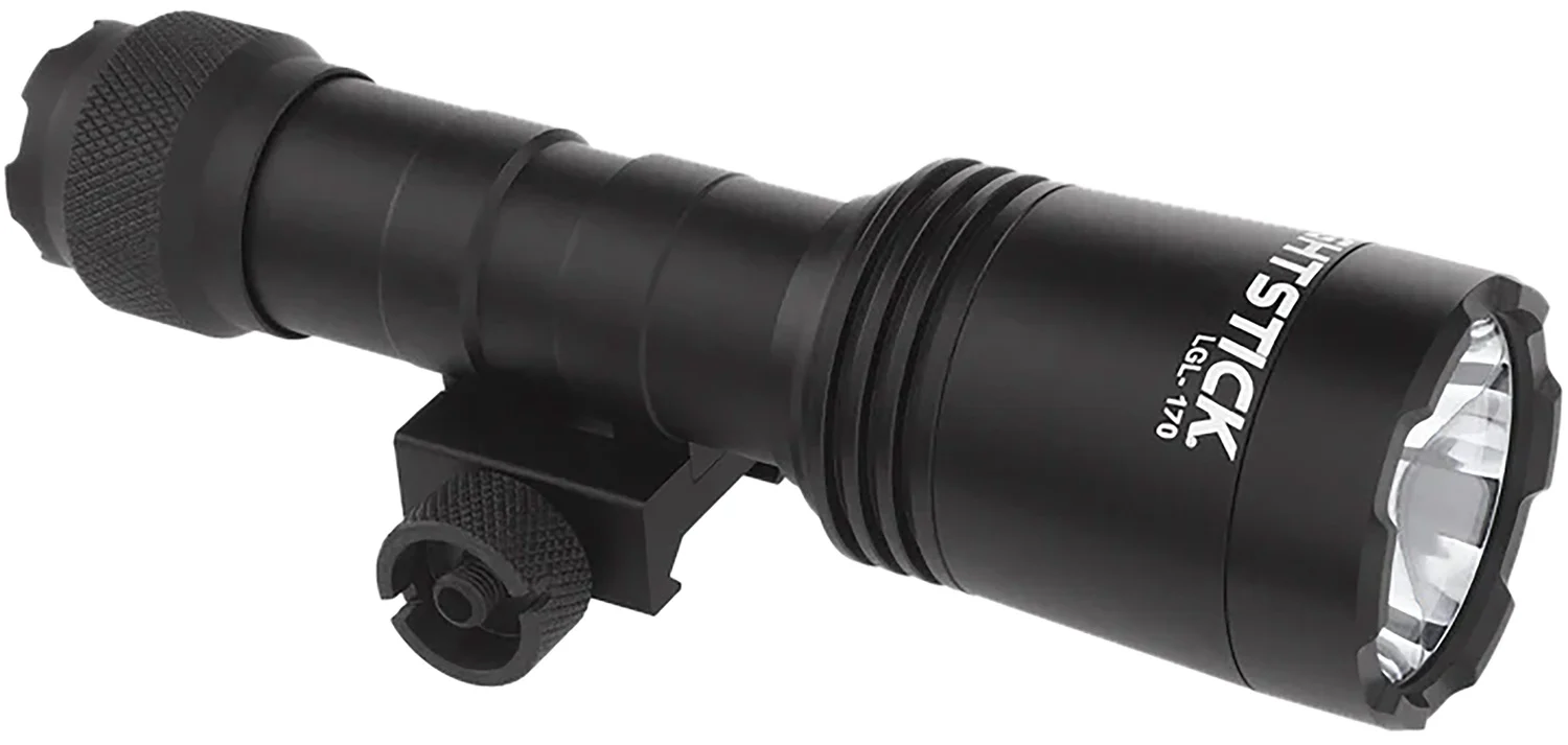 Nightstick LGL170 Rechargeable Full-Size Long Gun Light Kit Black Anodized 1500 Lumens White LED