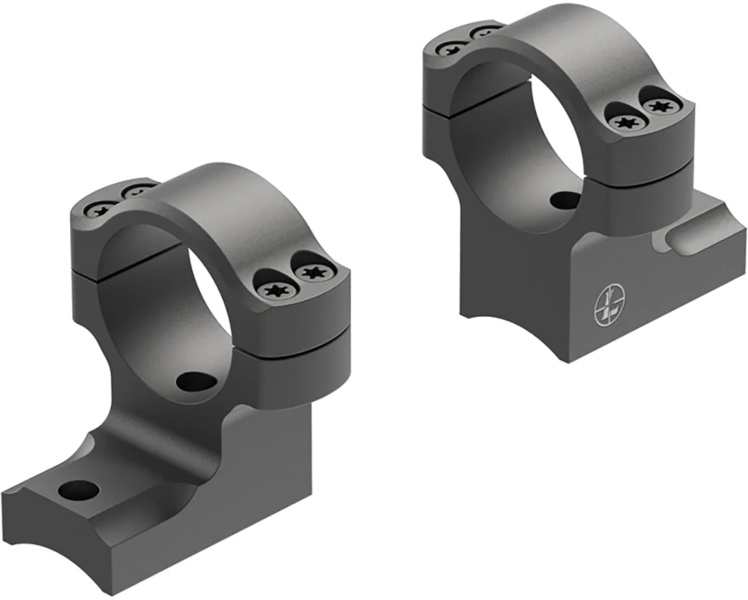 Leupold 181334 BackCountry Ring Mount Matte Black Savage 10/110 Round Receiver