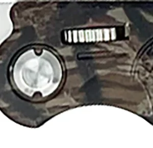 AccuSharp 704C Sport  3" Folding Plain Stainless Steel Blade/Camo Anodized Aluminum Handle Includes Belt Clip