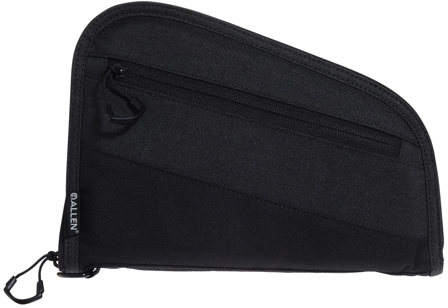 Allen 7749 Auto-Fit 2.0 Handgun Case Thick Foam Padding w/Knit Interior, Exterior Pocket & Black Finish for Compact Semi-Autos 9" L