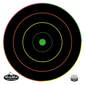 Birchwood Casey 35870 Dirty Bird  Bullseye Tagboard Target 12" 100 Per Pkg
