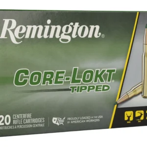 Remington Ammunition 29027 Core-Lokt Tipped 30-06Springfield 150gr Core-Lokt Tipped 20 Per Box/10 Case